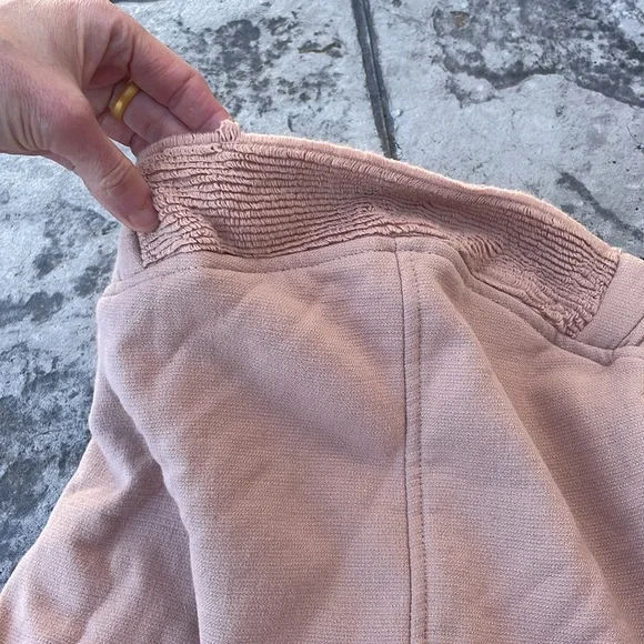 Lunya Terry Cotton Romper Tan XS/S - Picture 7 of 14